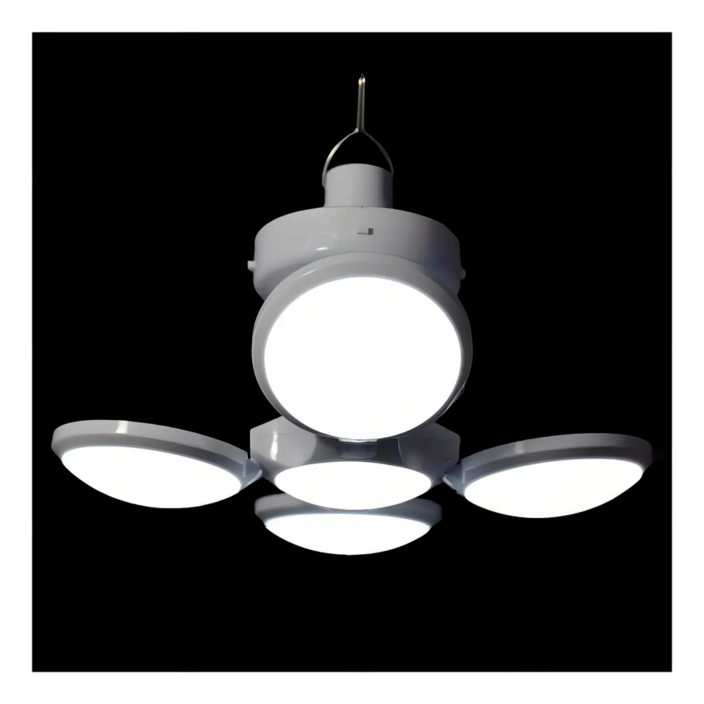 Ampolleta Solar Led Emergencia Recargable 40w Usb Expandible-3