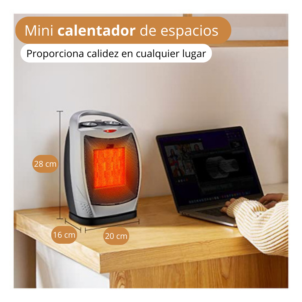 Estufa Calefactor Electrico Portatil 1500 W-1