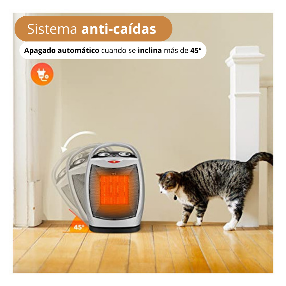 Estufa Calefactor Electrico Portatil 1500 W-2
