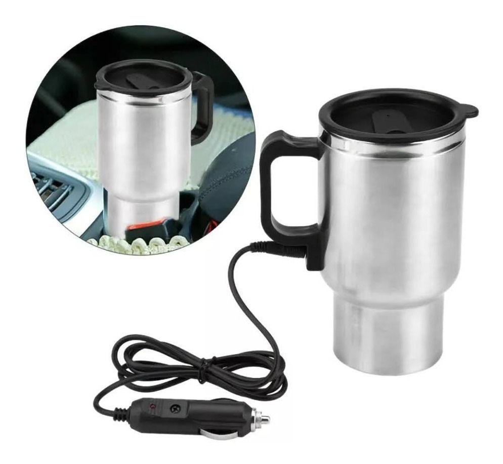 Vaso Tazon Termo Electrico Calentador Auto 12v Cafe Te-5