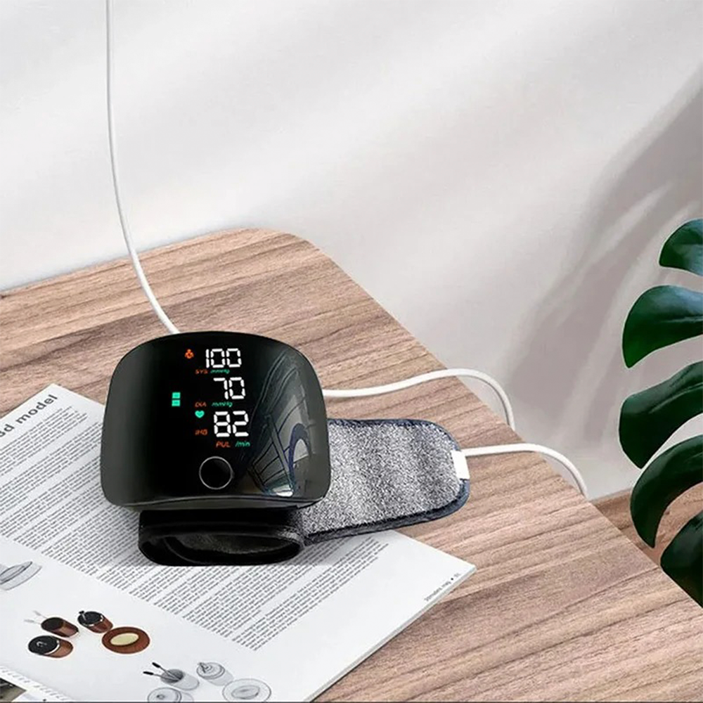 Tensi metro Digital De Mu eca Recargable Usb Con Voz-6