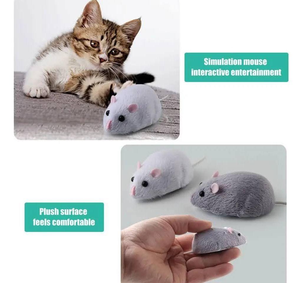 Juguete Para Gatos Raton Control Remoto Juego Masc-5