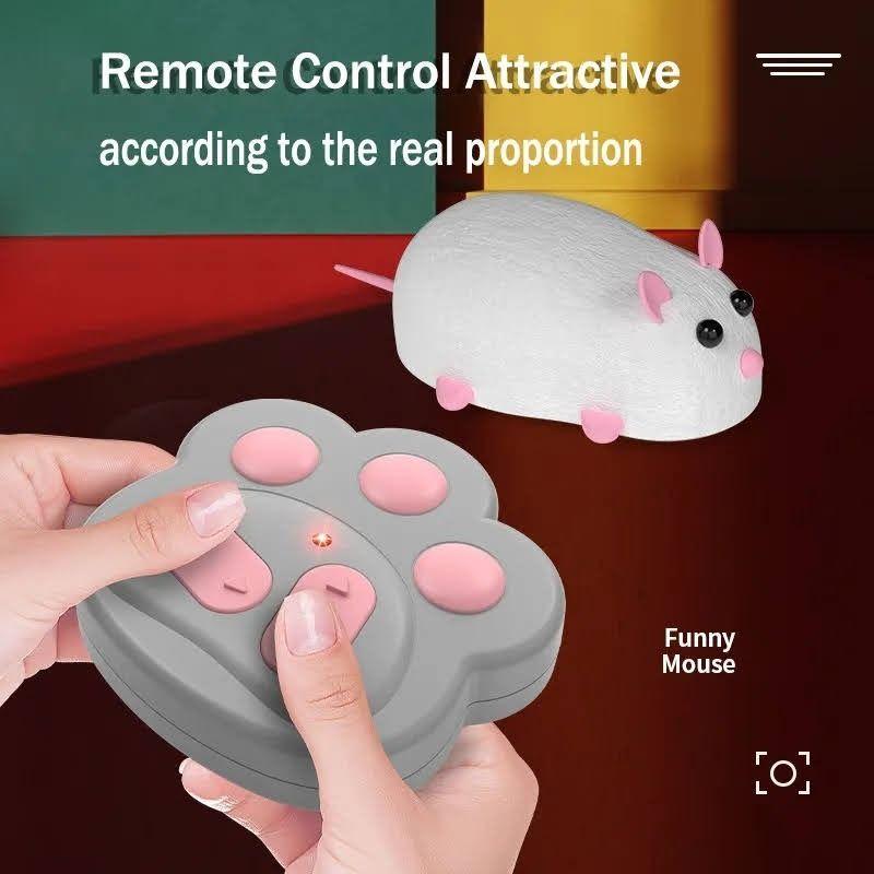 Juguete Para Gatos Raton Control Remoto Juego Masc-6