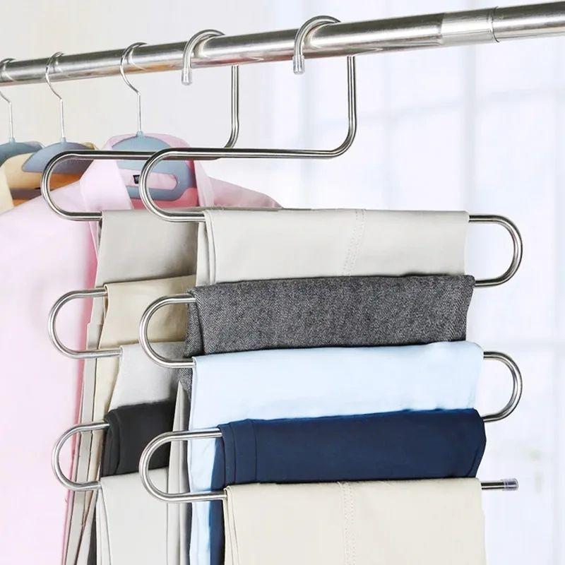Colgador De Pantalones De Metal Multifuncional-3