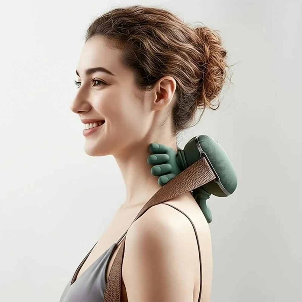 Masajeador Cervical El ctrico Port til Manitos Con Calor Usb-5