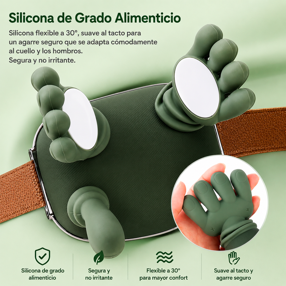 Masajeador Cervical El ctrico Port til Manitos Con Calor Usb-7