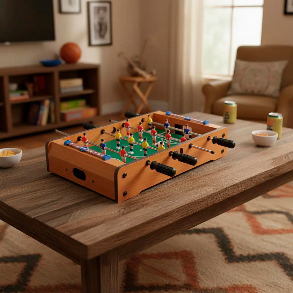 Taca Taca Mini De Mesa Futbol n De Madera 2 Jugadores Famili-3