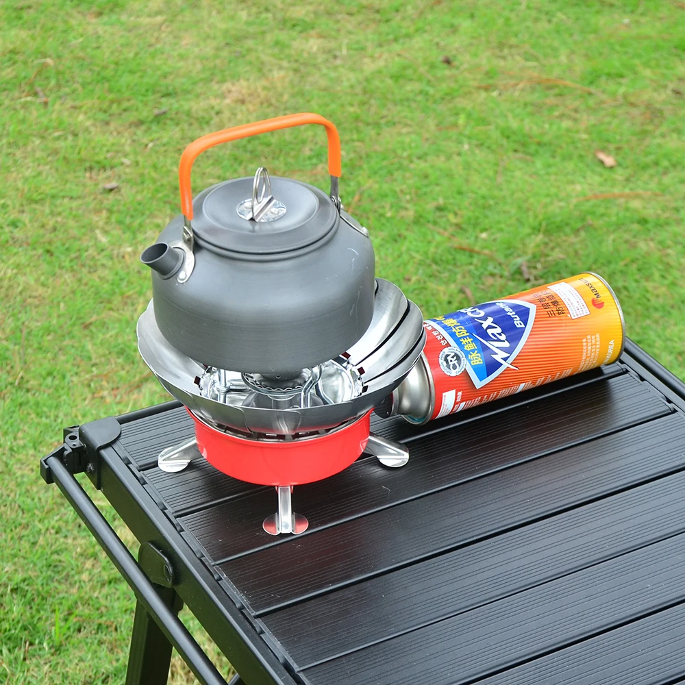 Cocinilla Camping A Gas Con Paraviento Encendido Piezo-7