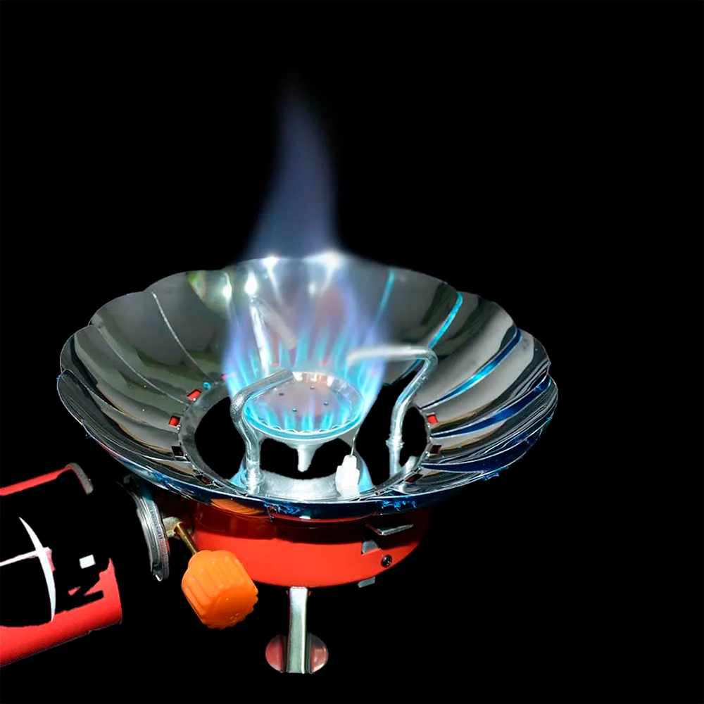 Cocinilla Camping A Gas Con Paraviento Encendido Piezo-8