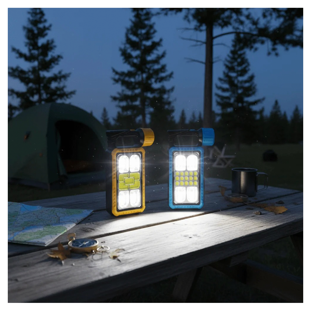 Lampara Emergencia Recargable Linterna Led Camping Usb C 2 L-3