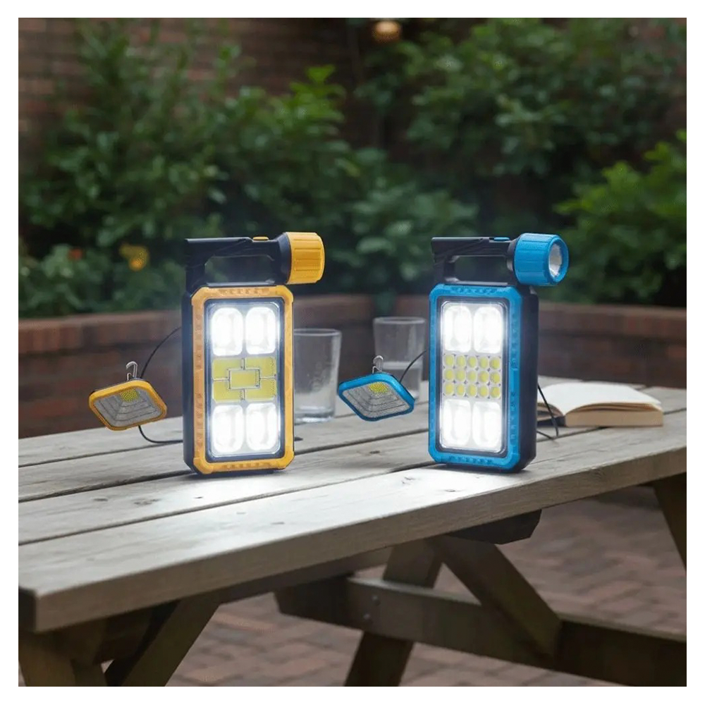 Lampara Emergencia Recargable Linterna Led Camping Usb C 2 L-4