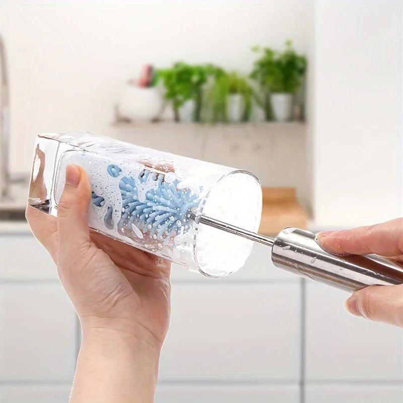 Cepillo Limpiador Retractil Para Vaso Biberones Botellas-3