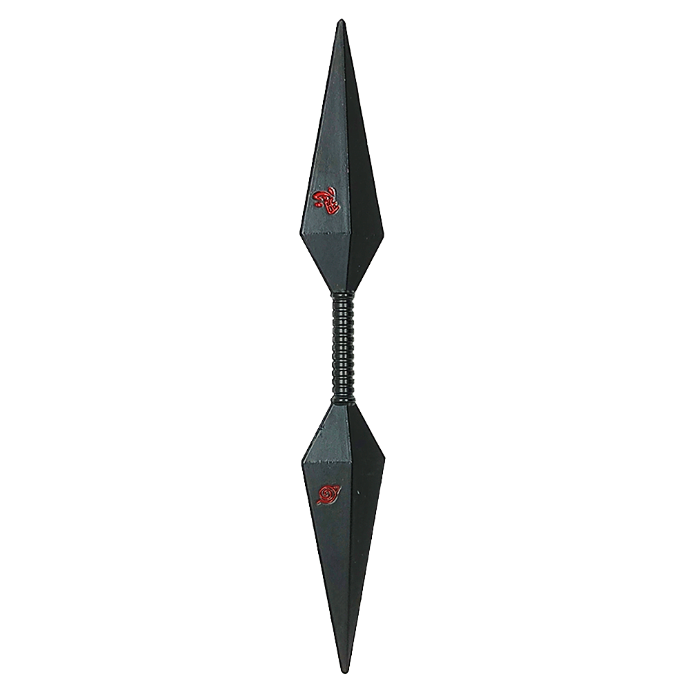 Set Naruto Cosplay Anillo Collar Banda Shuriken Kunai 5 Pcs-0