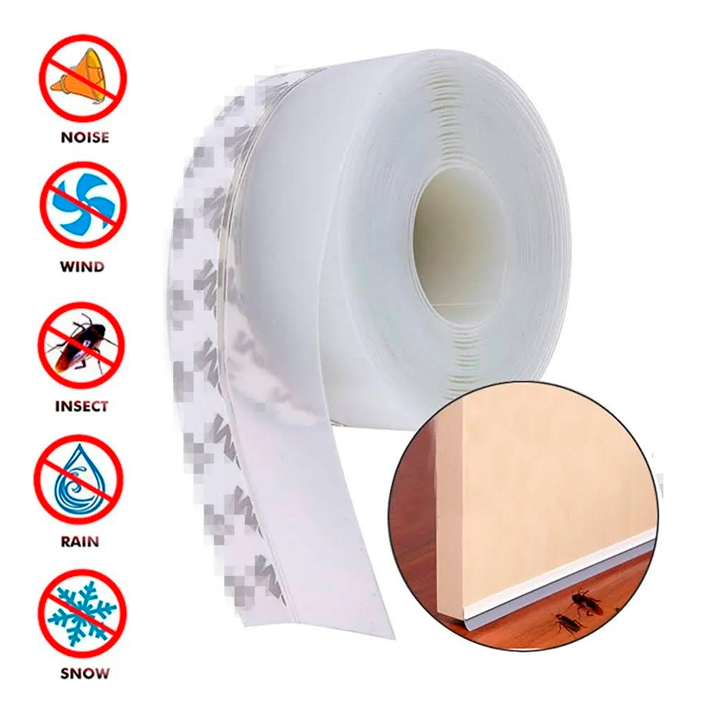 Burlete Autoadhesivo Antipolvo Ventana Puerta Anti-5