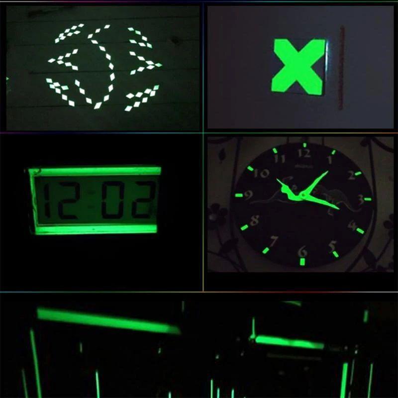 Cinta Adhesiva Luminosa Fluorescente 1mts Pasillos-2