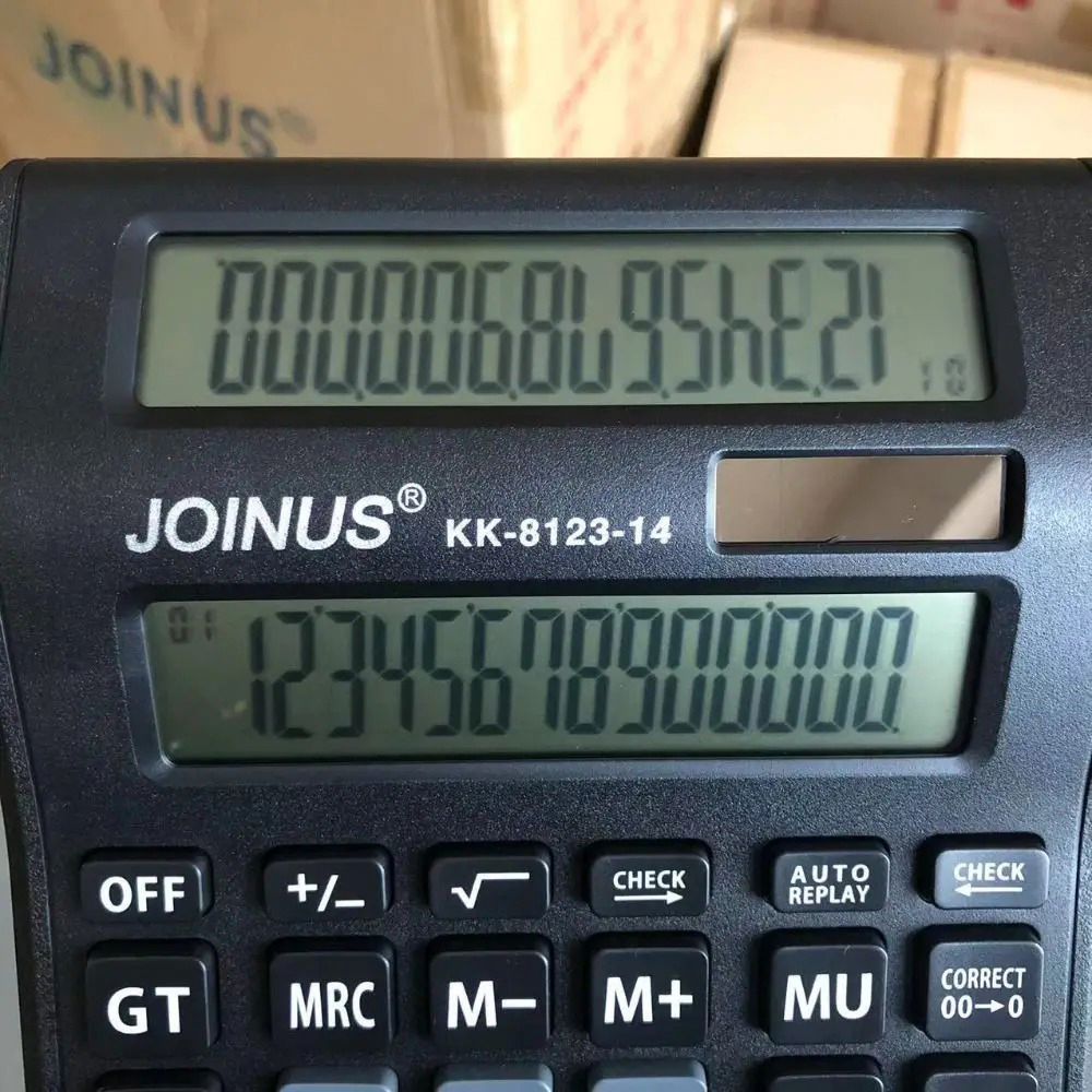 Calculadora Doble Pantalla Profesional De Mesa 12 D gitos-4