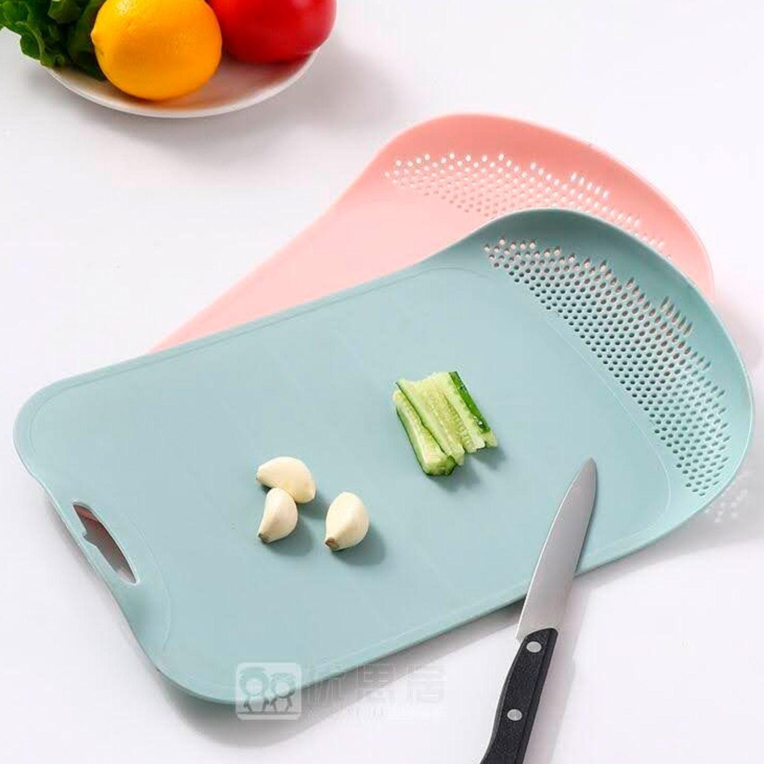 Tabla Para Picar Alimento Multifuncional Con Drena-5