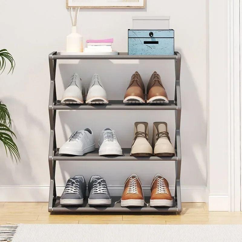 Zapatero Organizador De Zapatos Plegable 4 Pisos Dormitorio-4
