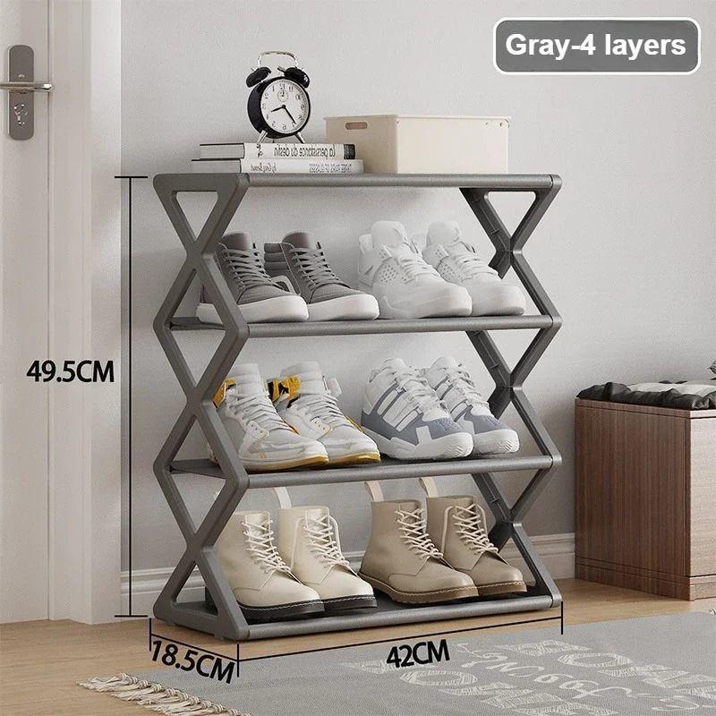 Zapatero Organizador De Zapatos Plegable 4 Pisos Dormitorio-5