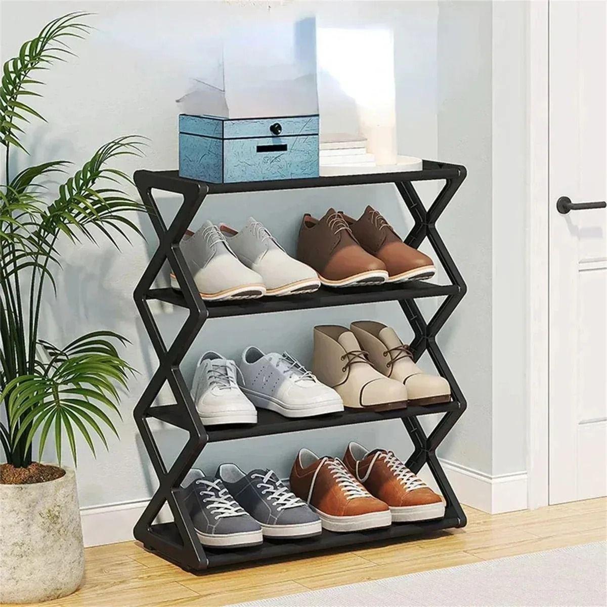 Zapatero Organizador De Zapatos Plegable 4 Pisos Dormitorio-6