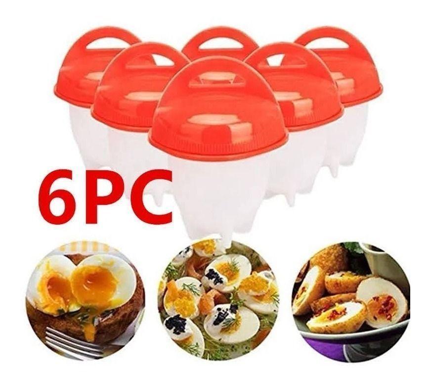 Set 6 Hervidor De Huevos De Silicona Para Cocina-3