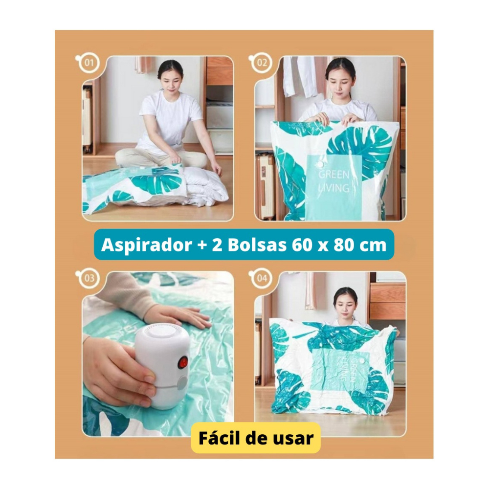 Bomba De Succion Al Vacio Compresion Ropa-4