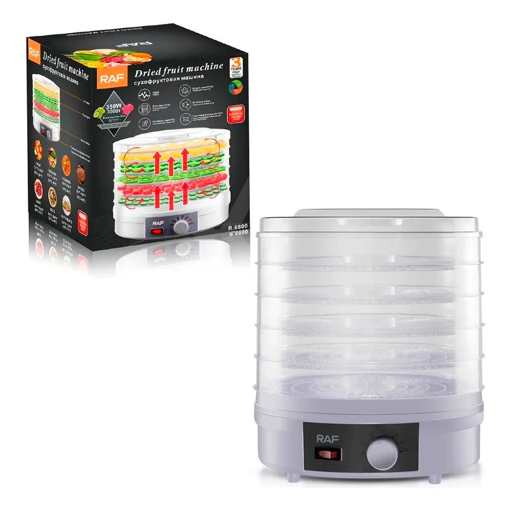 Deshidratador De Alimentos El ctrico 5 Bandejas 350w-2