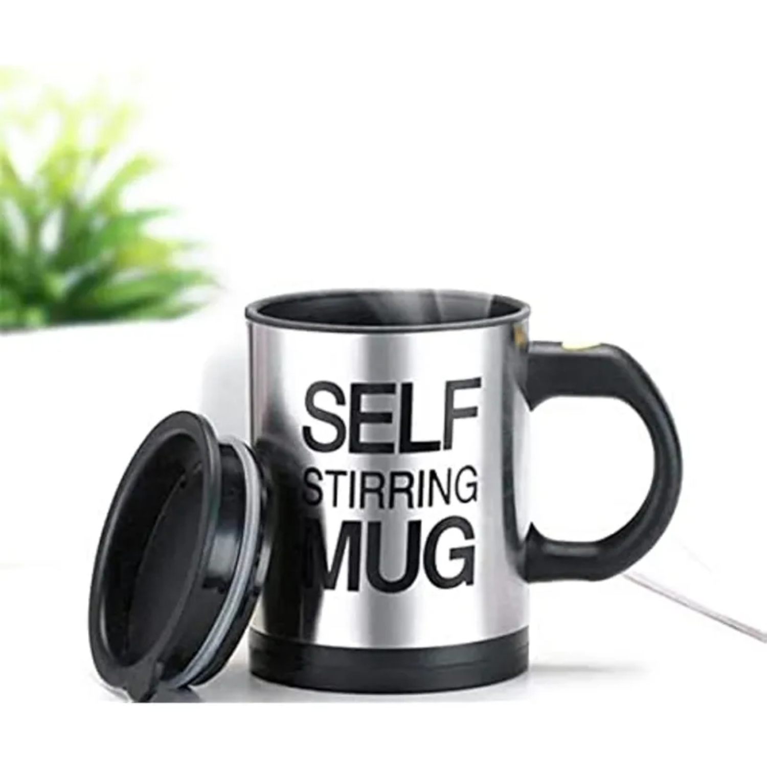 Taza Tazon Revolvedor Automatico Electrico Leche Cafe Bebida-3