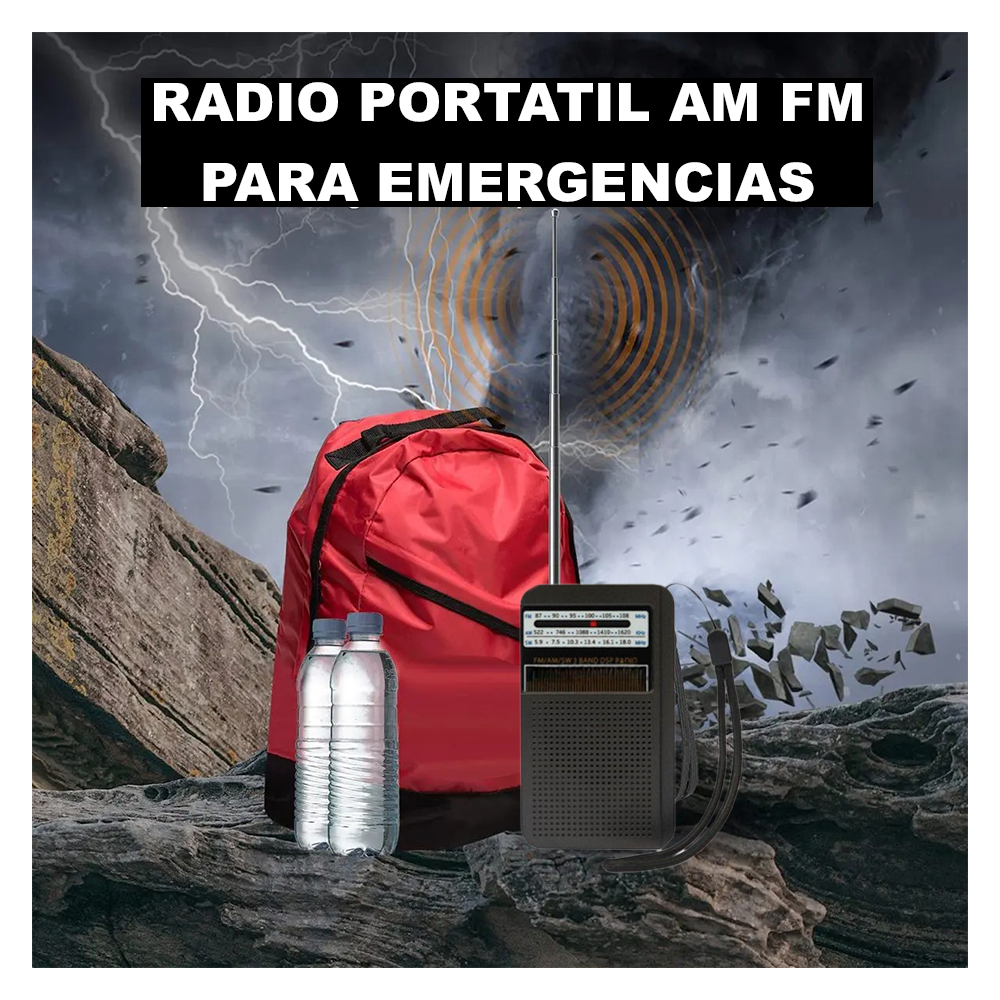 Radio Portatil A Pila Am Fm Analogico De Bolsillo-4