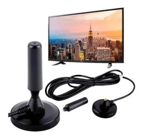 Antena Tv Digital Abierta Hd Interior 360 Coaxial -6