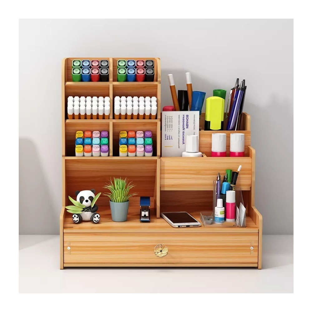 Organizador Para Escritorio De Madera Oficina-2