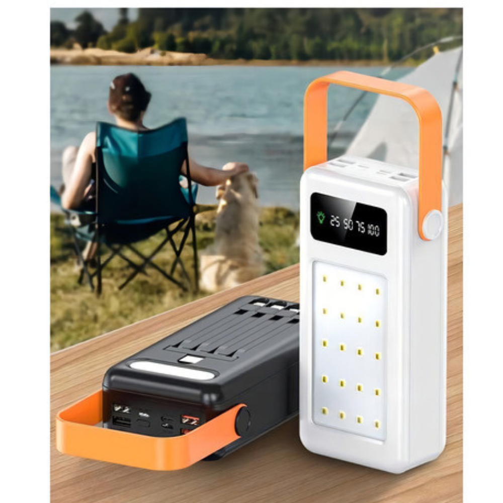 Power Bank 50000 Mah Usb Dual Celurares Portatil Color Blanco-3