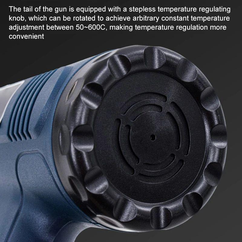 Pistola De Calor 2000w Aire Caliente 300-550 °c-5