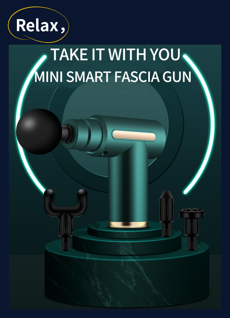 Pistola Masajeadora Recargable Masajeador Inalambrico-7