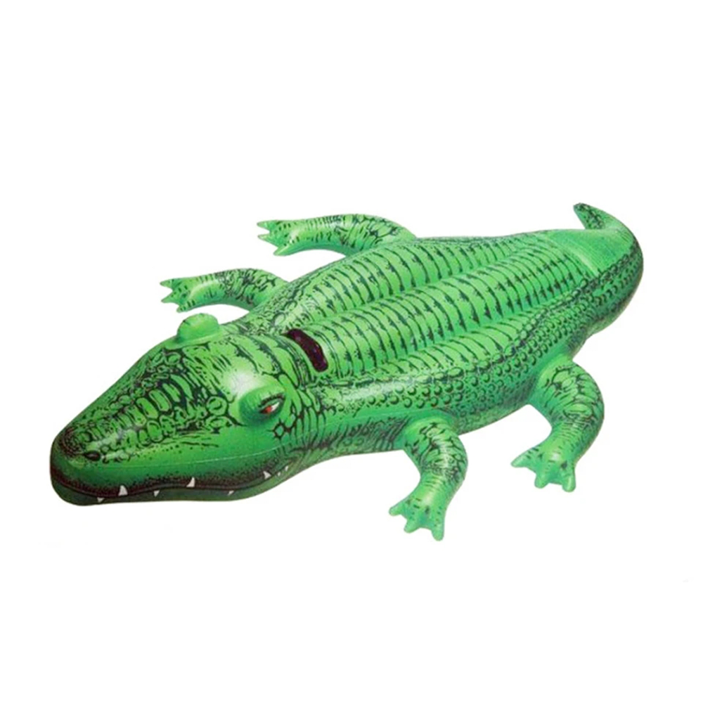 Flotador Cocodrilo Inflable Piscina-0