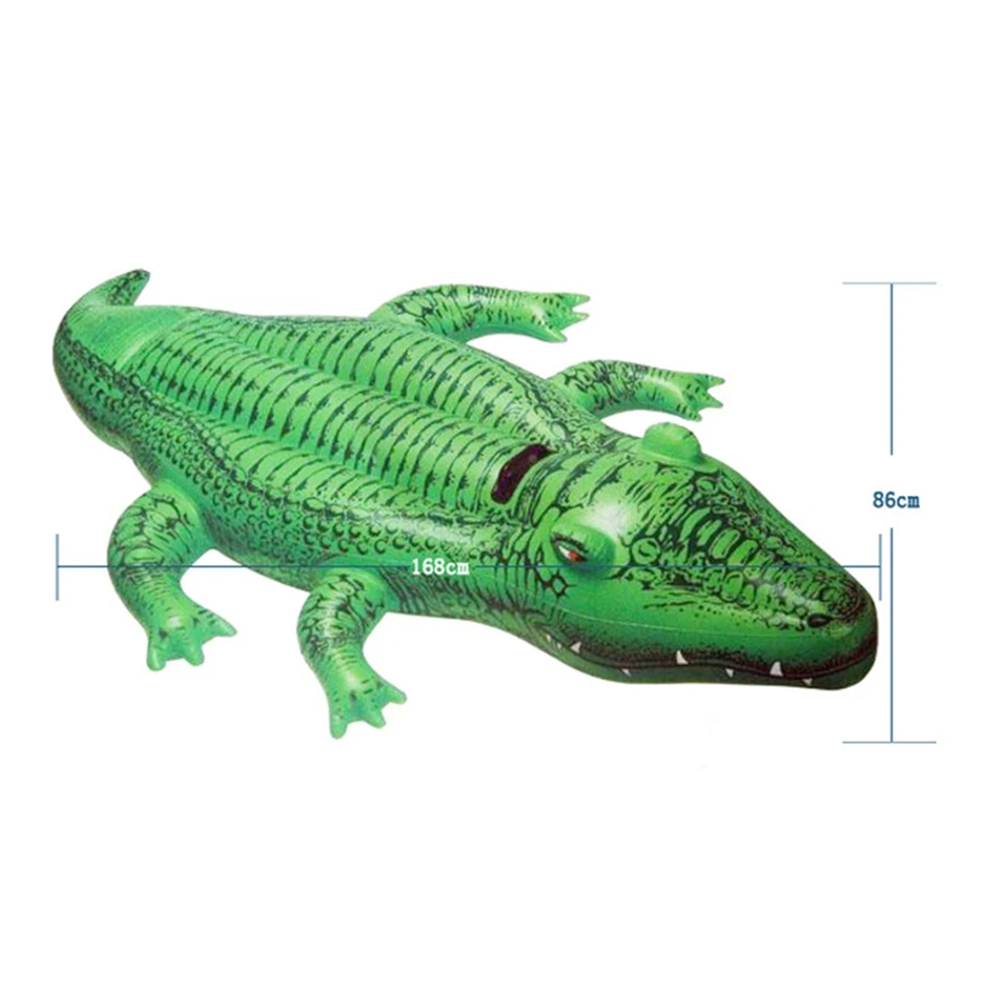 Flotador Cocodrilo Inflable Piscina-1