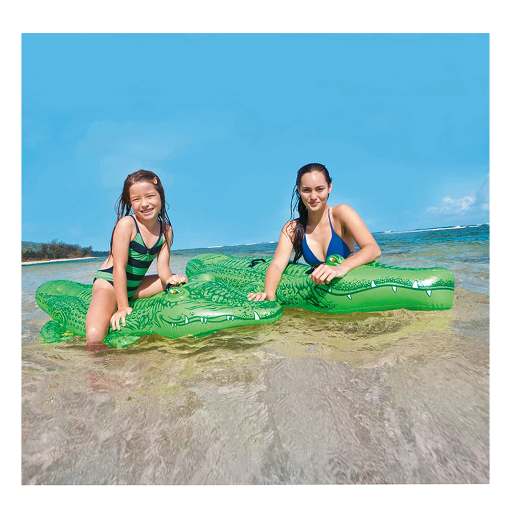 Flotador Cocodrilo Inflable Piscina-4