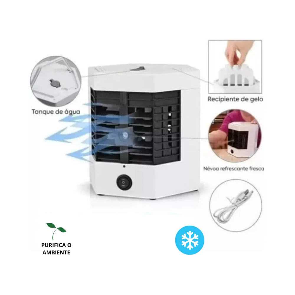 Climatizador Portátil Frío Arctic Air Ultra-pro Blanco-4
