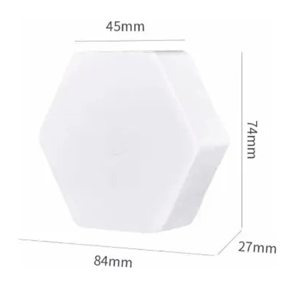 Lampara Led Hexagonal Pared Con Control Remoto Pack 3 Luces-6