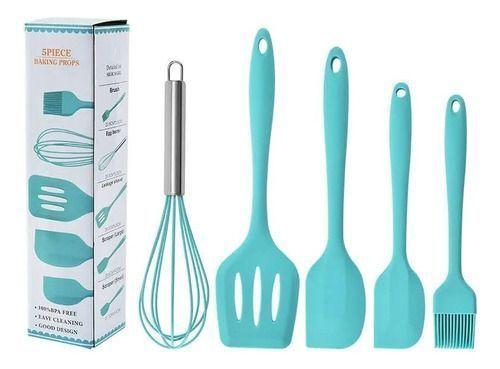 Set 5 Utensilios Cocina Reposteria Antiadherente De Silicona-4