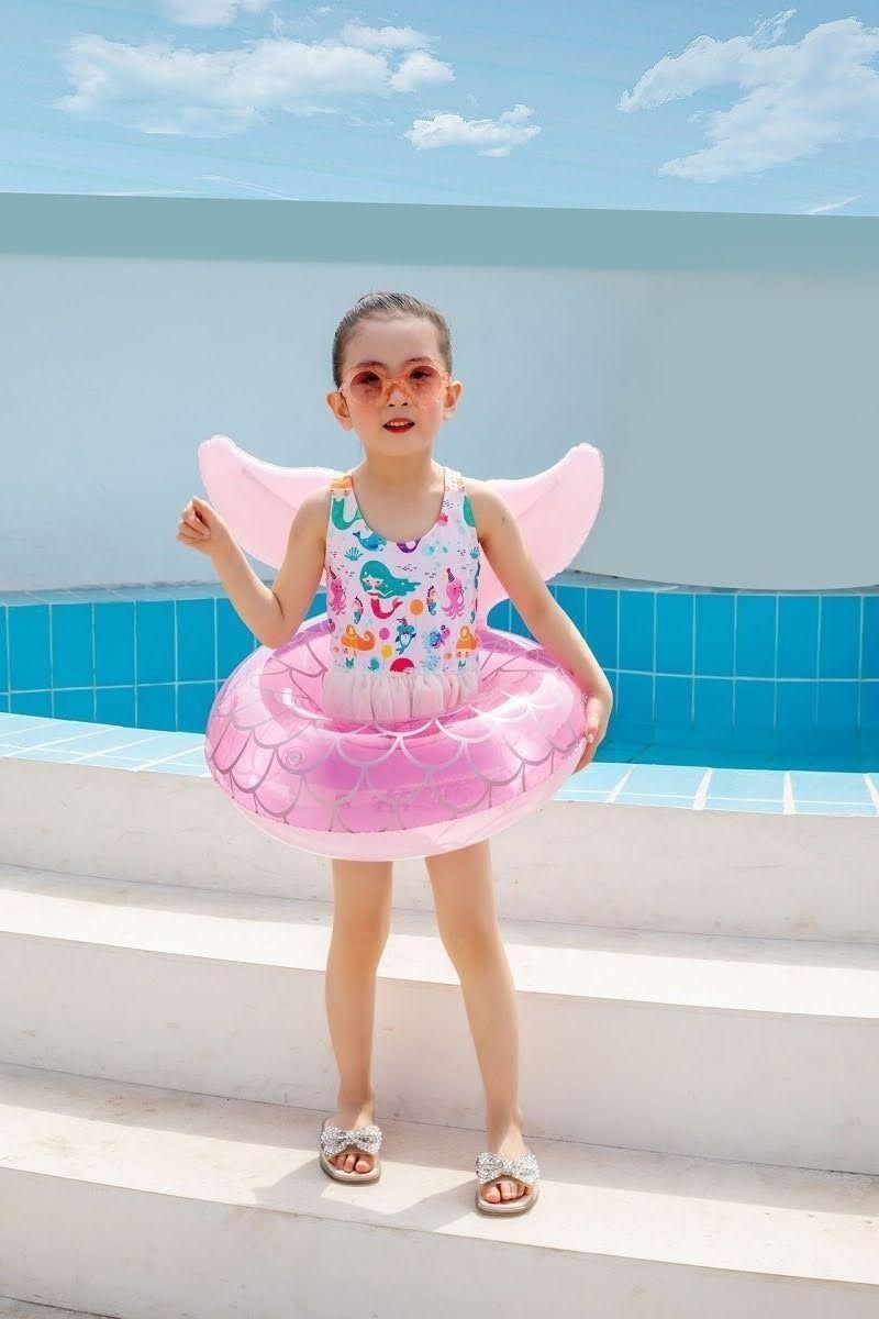  Flotador Salvavidas Niña Cola De Sirena 60cm Play-3
