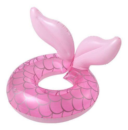  Flotador Salvavidas Niña Cola De Sirena 60cm Play-0