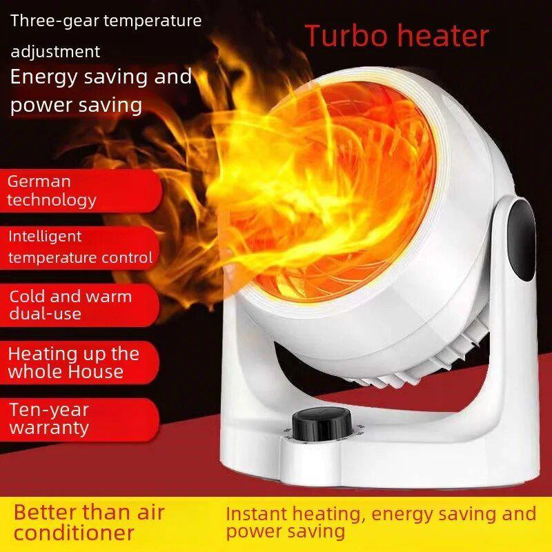 Calentador Eléctrico Enfriador Ventilador De Aire Caliente-6