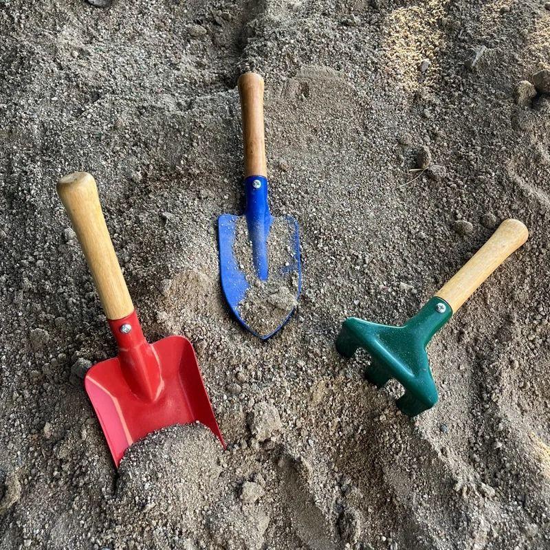 Set Jardineria Mini Palas Rastrillo Flores Plantas Niños-5