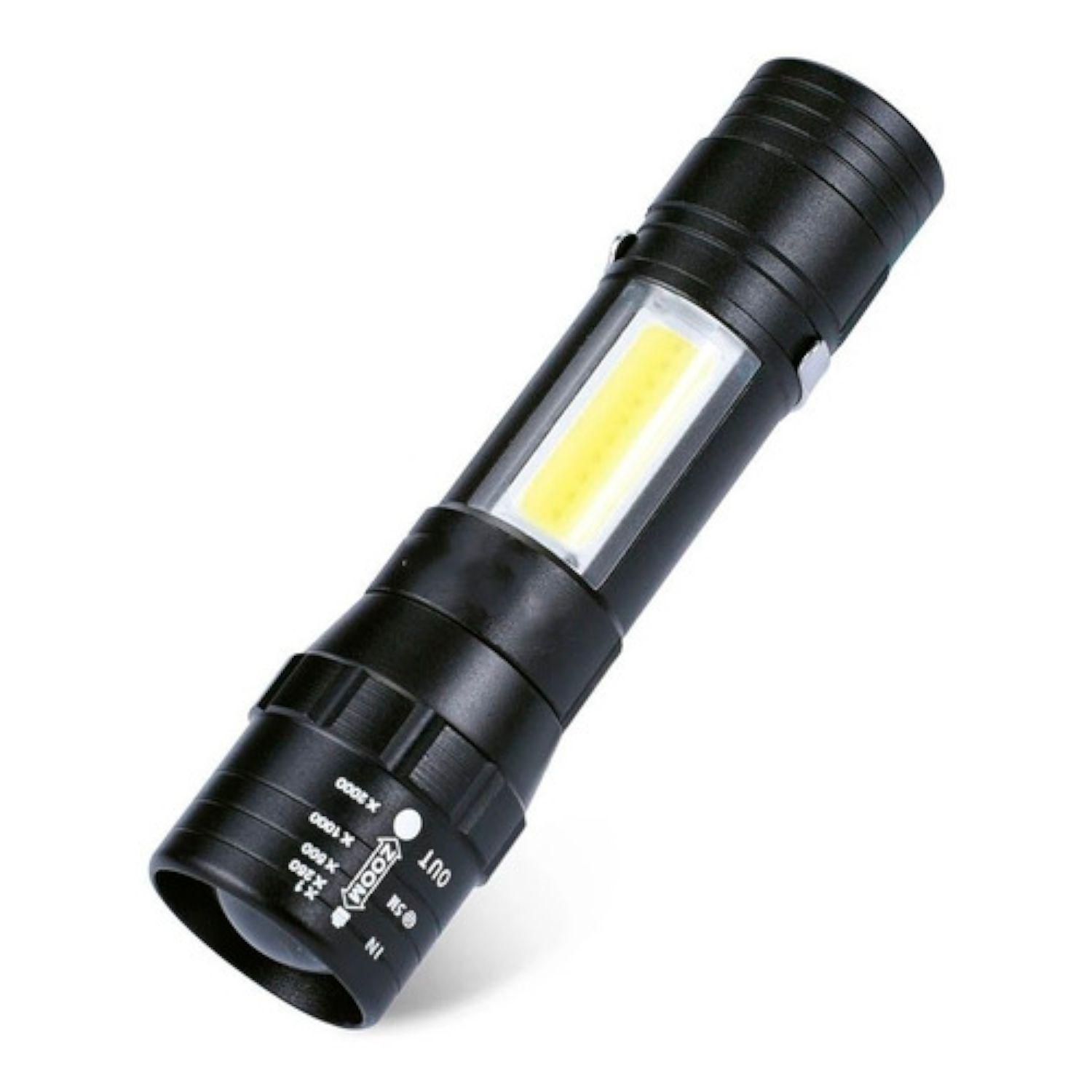 Mini Linterna Tactica Led Recargable Usb Luz Led -5