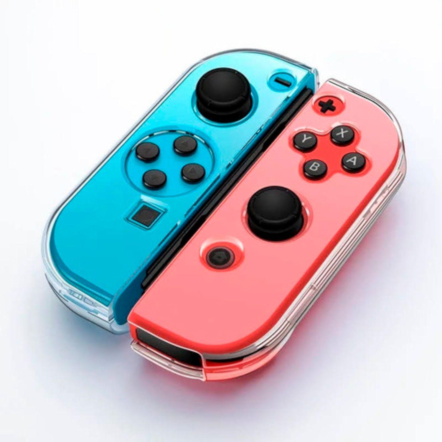 Kit 2 En 1 Protector N Switch Funda Joy Con Thumbs-0