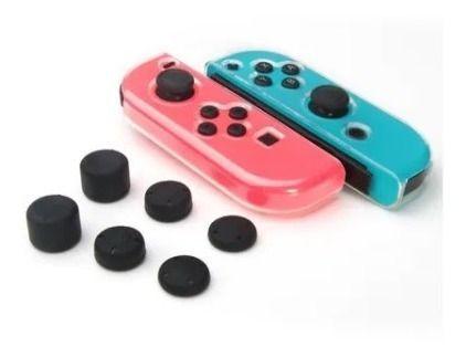Kit 2 En 1 Protector N Switch Funda Joy Con Thumbs-5