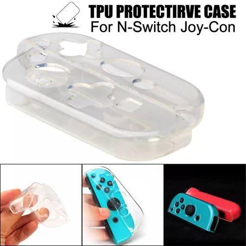 Kit 2 En 1 Protector N Switch Funda Joy Con Thumbs-6
