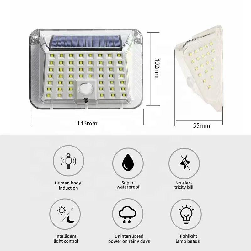 Foco Solar Con Sensor De Movimiento 73 Led-5