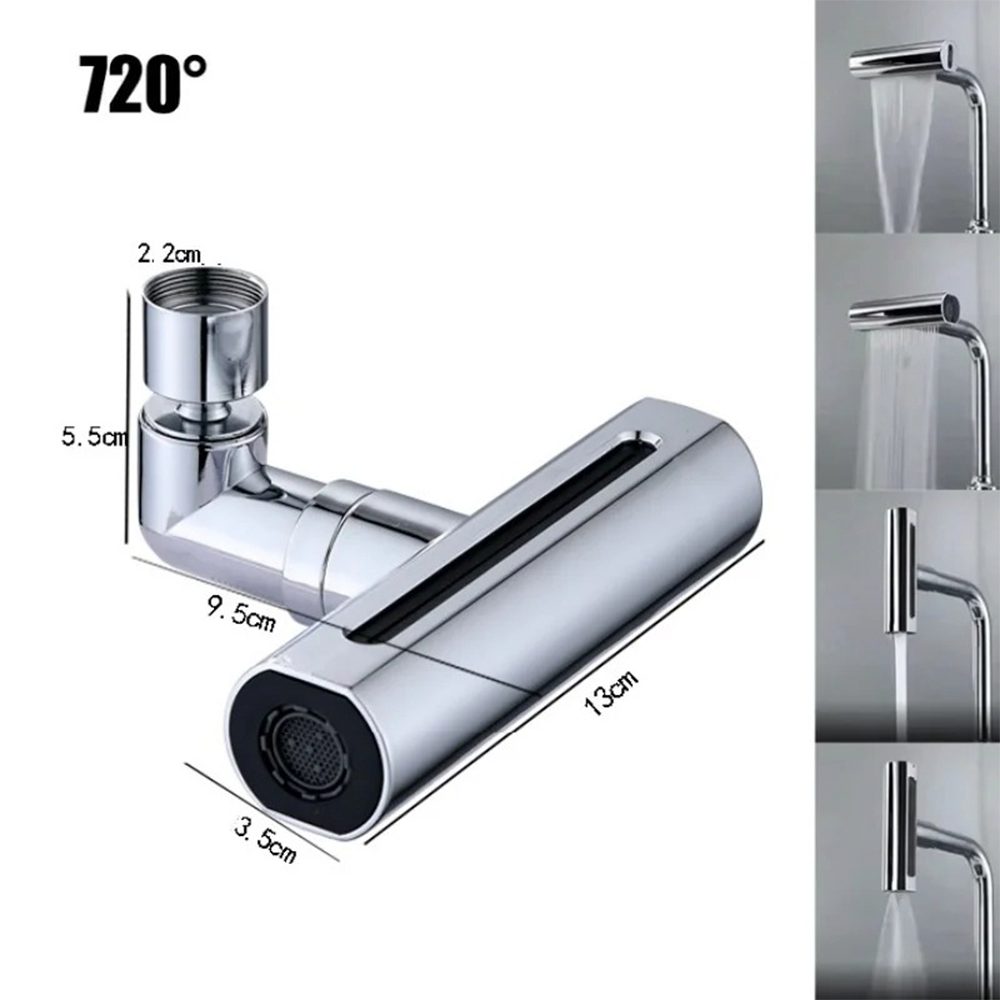 Adaptador Llave Lavaplatos 3 Modos 720 Aireador GiratorioAdaptador Llave Lavaplatos 3 Modos 720 Ai-1